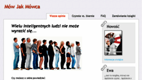 What Mowjakmowca.pl website looked like in 2017 (6 years ago)