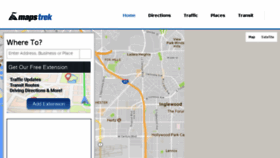What Mapstrek.com website looked like in 2017 (6 years ago)