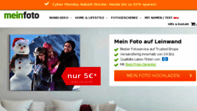 What Meinfoto.de website looked like in 2017 (6 years ago)