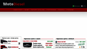 What Motodiesel.pl website looked like in 2017 (6 years ago)