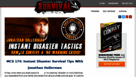 What Moderncombatandsurvival.com website looked like in 2017 (6 years ago)