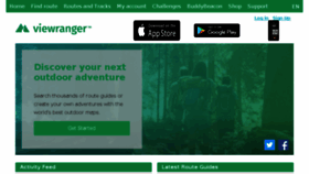 What My.viewranger.com website looked like in 2017 (6 years ago)