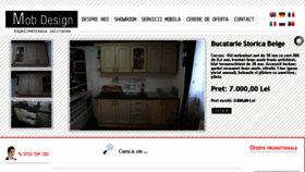 What Mobdesign.ro website looked like in 2017 (7 years ago)
