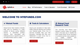 What Myefunds.com website looked like in 2017 (6 years ago)