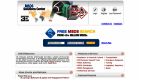 What Msds.com website looked like in 2017 (7 years ago)