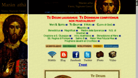 What Maranatha.it website looked like in 2017 (7 years ago)