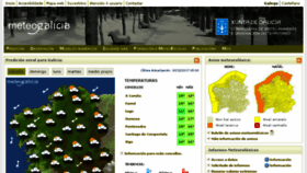 What Meteogalicia.gal website looked like in 2017 (6 years ago)