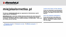 What Miejskalornetka.pl website looked like in 2018 (6 years ago)