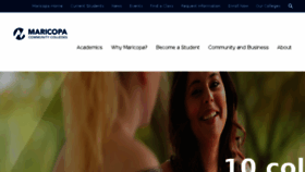 What Maricopa.edu website looked like in 2018 (6 years ago)