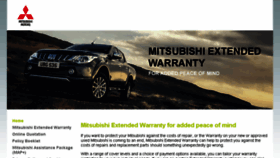 What Mitsubishi-warranty.co.uk website looked like in 2018 (6 years ago)