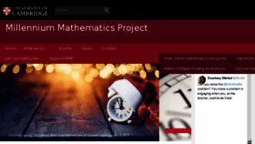 What Maths.org website looked like in 2018 (6 years ago)