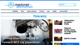 What Medonet.pl website looked like in 2018 (6 years ago)