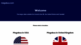 What Megabus.com website looked like in 2018 (6 years ago)