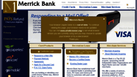 What Merrickbank.com website looked like in 2018 (6 years ago)