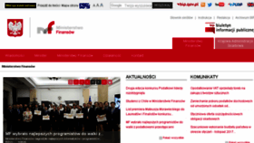 What Mf.gov.pl website looked like in 2018 (6 years ago)