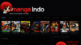 What Mangaindo.web.id website looked like in 2018 (6 years ago)