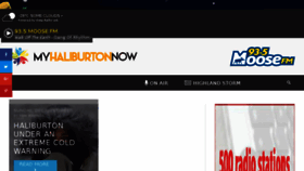 What Myhaliburtonnow.com website looked like in 2018 (6 years ago)