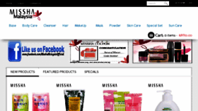 What Missha.com.my website looked like in 2018 (6 years ago)