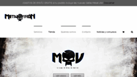 What Metalovision.tv website looked like in 2018 (6 years ago)