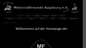 What Motorradfreundeaugsburg.de website looked like in 2018 (6 years ago)