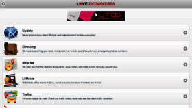 What Mobile.loveindonesia.com website looked like in 2018 (6 years ago)