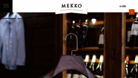 What Mekko-store.cz website looked like in 2018 (6 years ago)