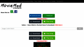 What Moviemad.co website looked like in 2018 (6 years ago)