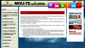 What Mobilitat.paeria.cat website looked like in 2018 (6 years ago)