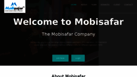 What Mobisafar.com website looked like in 2018 (6 years ago)