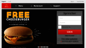 What Mcdonalds.com.lb website looked like in 2018 (6 years ago)