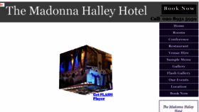 What Madonnahalleys.co.uk website looked like in 2018 (6 years ago)