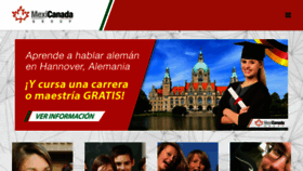 What Mexicanada.com.mx website looked like in 2018 (6 years ago)