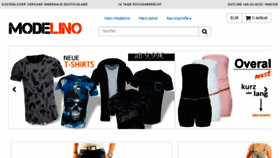 What Modelino.de website looked like in 2018 (6 years ago)