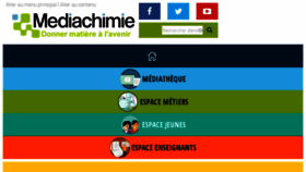 What Mediachimie.org website looked like in 2018 (6 years ago)