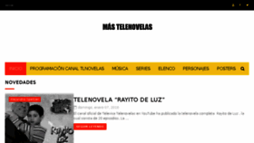 What Mastelenovelas.com website looked like in 2018 (6 years ago)