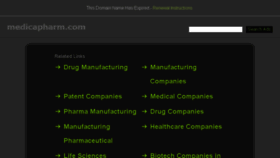 What Medicapharm.com website looked like in 2018 (6 years ago)