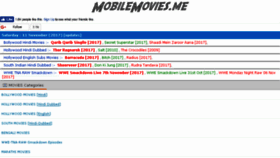 What Mobilemovies.me website looked like in 2018 (6 years ago)
