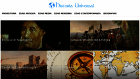 What Mihistoriauniversal.com website looked like in 2018 (6 years ago)
