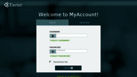 What Myaccount.exeterfinance.com website looked like in 2018 (6 years ago)