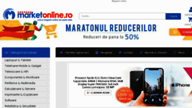 What Marketonline.ro website looked like in 2018 (6 years ago)