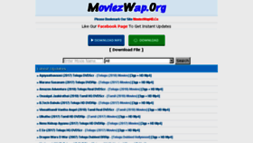What Moviezwap.info website looked like in 2018 (6 years ago)