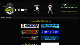 What Madrid-bet.com website looked like in 2018 (6 years ago)