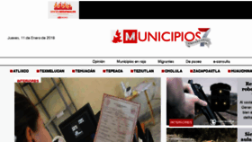 What Municipiospuebla.mx website looked like in 2018 (6 years ago)