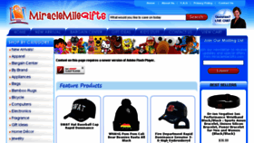 What Miraclemilegifts.com website looked like in 2018 (6 years ago)