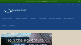 What Mountaintrails.ie website looked like in 2018 (6 years ago)