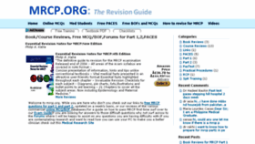 What Mrcp.org website looked like in 2018 (6 years ago)