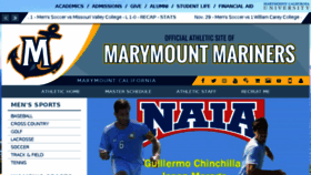 What Marinerathletics.com website looked like in 2018 (6 years ago)