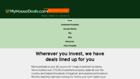 What Myhousedeals.com website looked like in 2018 (6 years ago)
