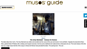 What Musosguide.co.uk website looked like in 2018 (6 years ago)