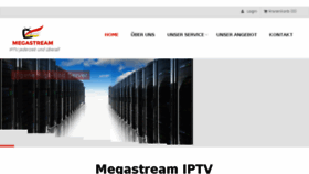 What Megastream.ca website looked like in 2018 (6 years ago)